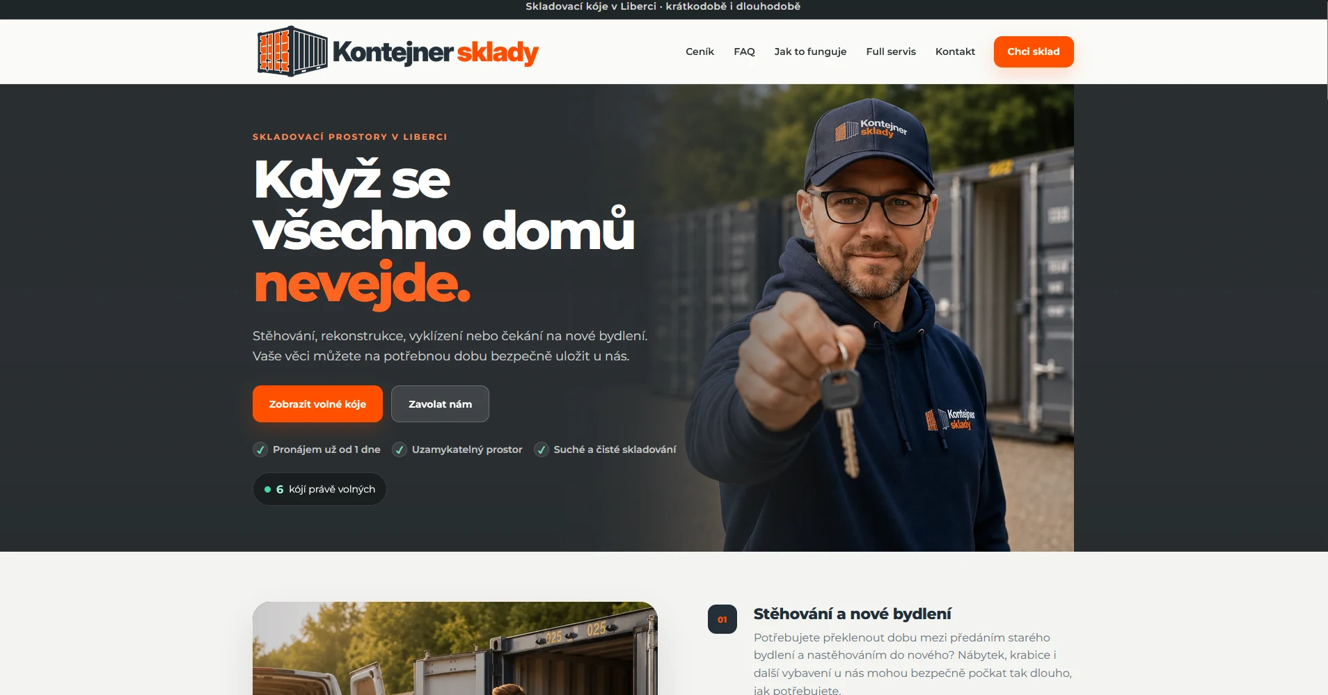 Web Kontejner sklady